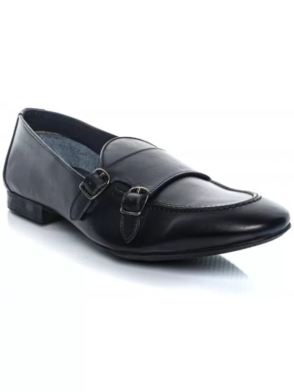 Hombres El Rayo Mocasin Doble Hebilla - Sergio Serrano 4917-M