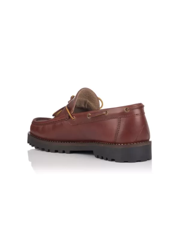 Hombres El Rayo Mocasin Nautico Lazo - Storm 207C