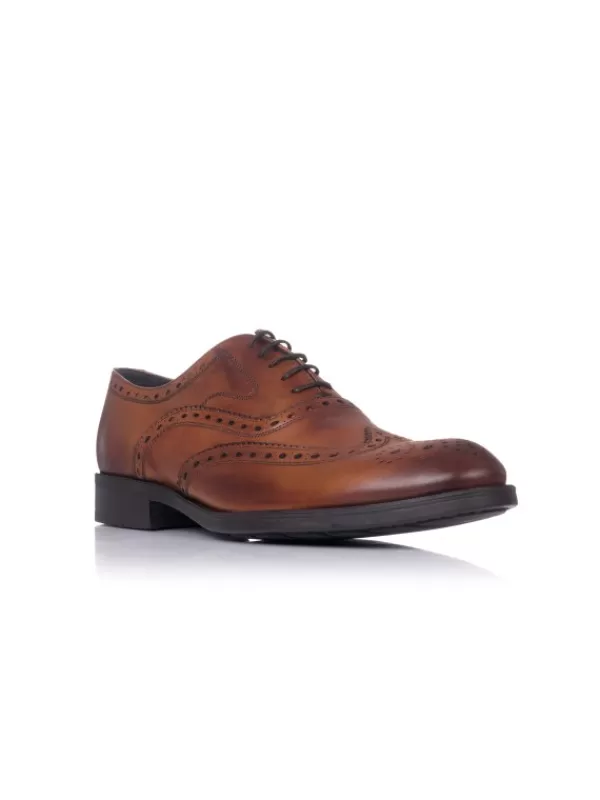 Hombres El Rayo Zapato Cordones Brocado - Sergio Serrano 5003