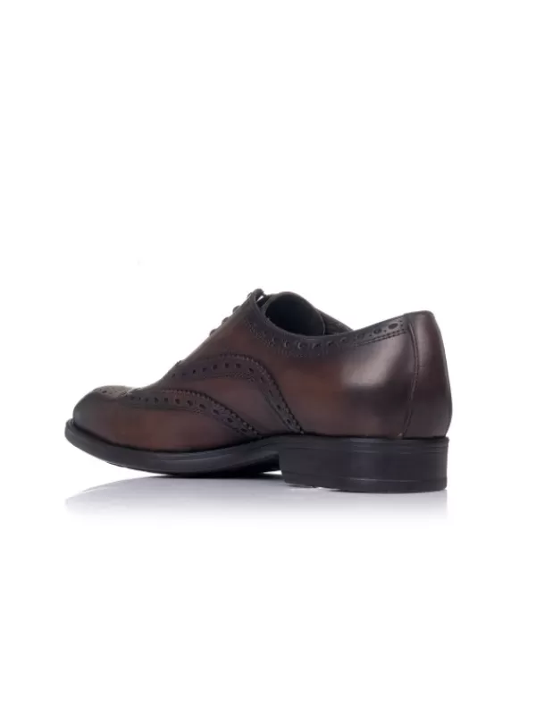 Hombres El Rayo Zapato Cordones Brocado - Sergio Serrano 5003